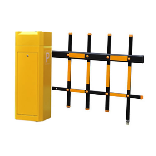 黃色柵欄桿道閘